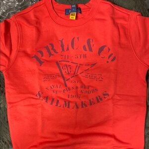 Polo by Ralph Lauren Red Graphic Sweatshirt